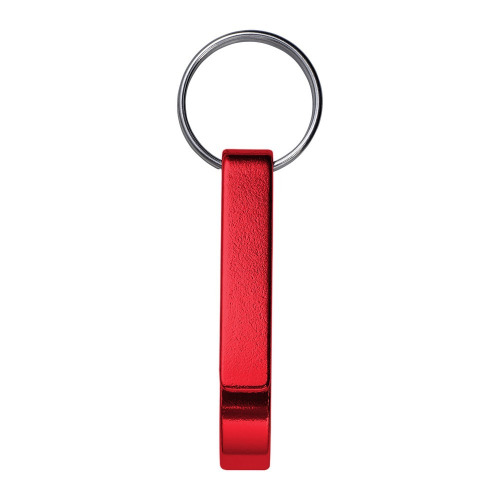 Brelok do kluczy, otwieracz do butelek i otwieracz do puszek Czerwony V0639-05 (5)