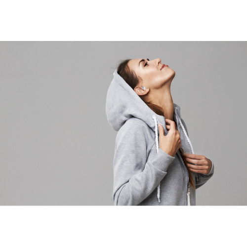 Butelka sportowa 580 ml, słuchawki bezprzewodowe Biały V0621-02 (5)