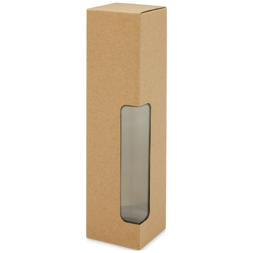 Bidon Ziggs o pojemności 650 ml z plastiku z recyklingu Przeźroczysty brunatny 10067984 (2)