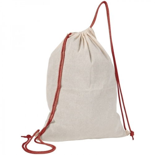 Worek sportowy bawełniany 140 g/m2 LONDONDERRY Czerwony 092005 