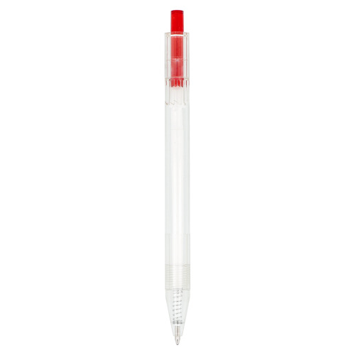 Długopis R-PET Transparentny / czerwony LT80562-N0421 (5)