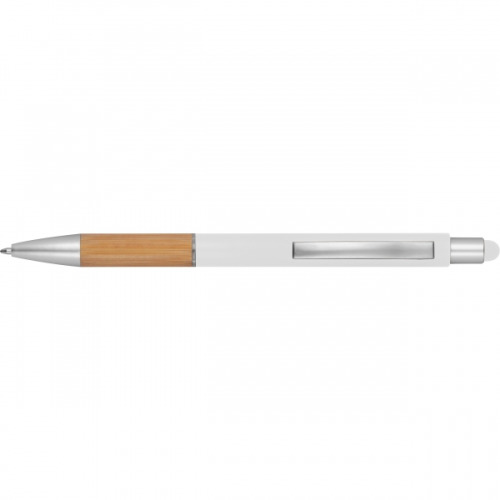 Długopis plastikowy touch pen Tripoli biały 264206 (2)