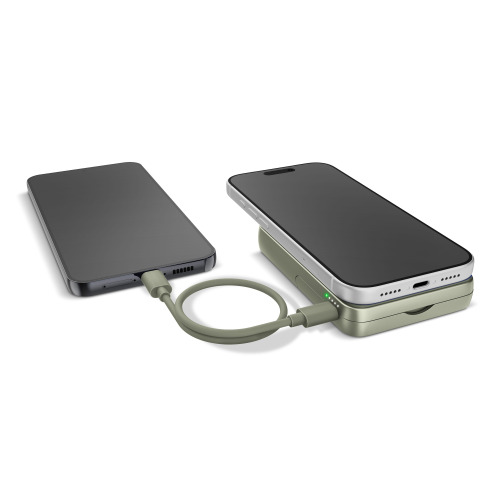Fresh 'n Rebel Powerbank bezprzewodowy 10000 mAh kompatybilny z MagSafe Dried Green LT49745-N0049 (8)