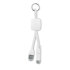 Brelok USB typ C biały MO8887-06 (1) thumbnail