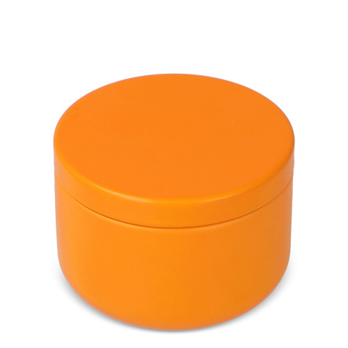 Bezzapachowa świeca roślinna Asana w puszce z recyklingu Pomarańczowy LT90743-N0026 