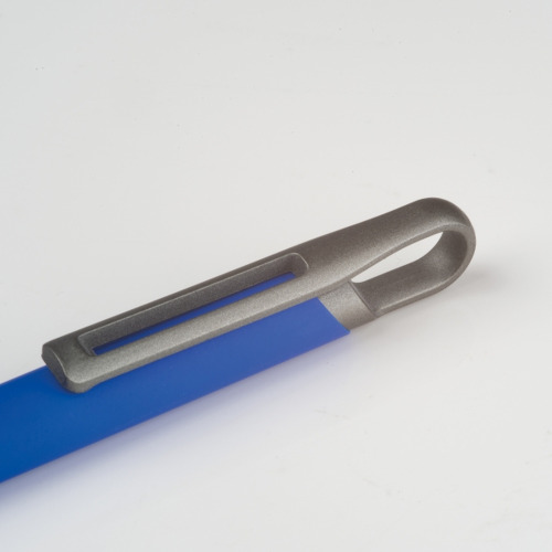 Długopis aluminiowy z recyklingu półżelowy KAROLINE Niebieski 1444004 (6)