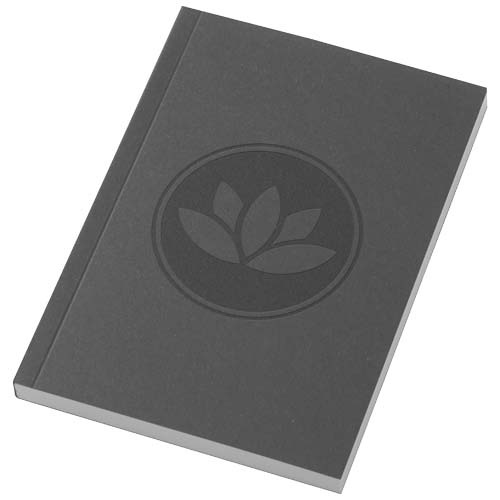 Notatnik A6 Novella Austen z miękkiej okładki z materiału z recyklingu, 100 kartek Ciemnografitowy 21026290 (1)