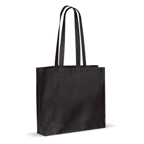 Torba na ramię bawelna OEKO-TEX® 140g/m² 40x10x35cm Czarny LT95160-N0002 