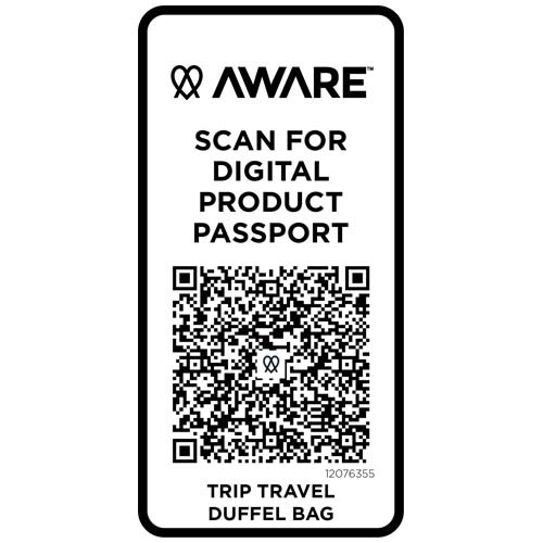 Trip Aware™, torba podróżna wykonana z materiałów z recyklingu, 42 l Hale Blue 12076355 (6)