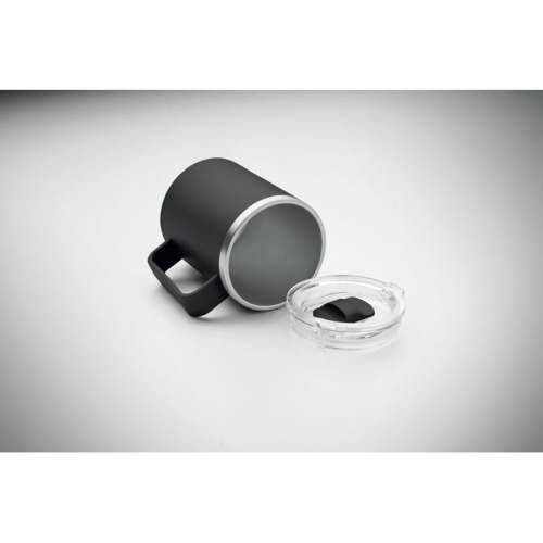 Kubek z 2 ściankami 400 ml Czarny MO2900-03 (6)