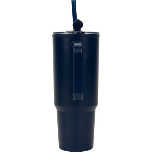 Kubek ze słomką XXL 1200 ml TEODORA Granatowy 8468644 (7)