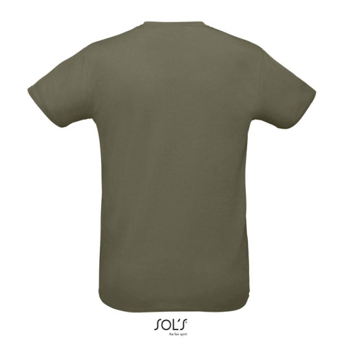 SPRINT UNI T-SHIRT 130g Army S02995-AR-M (1)