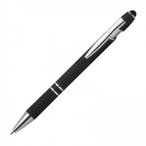 Długopis aluminiowy touch pen HERMANN Czarny 1368903 (1)