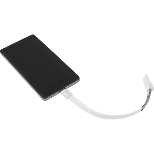 Opaska na rękę, bransoletka, kabel do ładowania Biały V3823-02 (4)