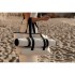 Torba plażowa VINGA Volonne AWARE™, płótno z recyklingu biały, czarny VG537-02 (3) thumbnail