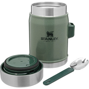 Termos obiadowy ze sztućcem CLASSIC - 0,4 L HAMMERTONE GREEN / Stanley