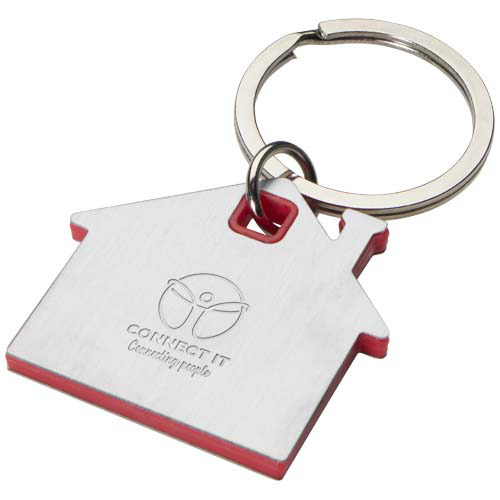 Łańcuszek na klucze Nook, z brelokiem w kształcie domu Czerwony 10459521 (1)