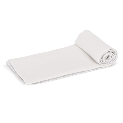 Szybkoschnący ręcznik golfowy z haczykiem R-PET 30 x 30 cm sublimacja Biały / szary LT95006-N0161 (3)