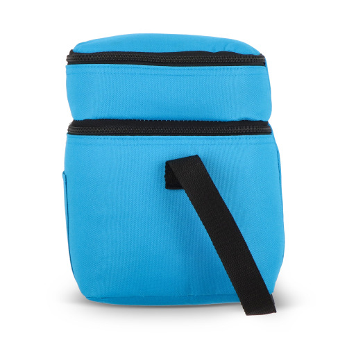 R-PET 600D Dwukomorowa torba chłodząca 30 x 20 x 24 cm 12L Jasnoniebieski LT95393-N0012 (1)