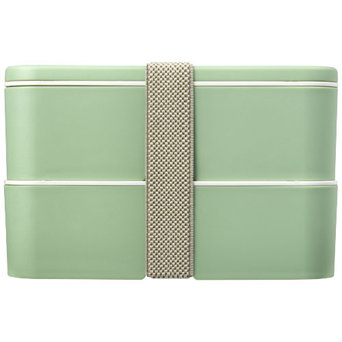 MIYO Renew dwuczęściowy lunchbox Zielony butelkowy 21018262 (2)