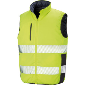 Kamizelka Dwustronna Miekka Odblaskowa - Fluorescent Orange & Navy