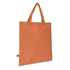 R-PET Torba transportowa z krótkimi uchwytami z włókniny 38 x 42 cm 75 g/m² Pomarańczowy