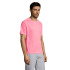 SPORTY Męski T-SHIRT 140g Neonowy róż 2 S11939-NP-L (2) thumbnail
