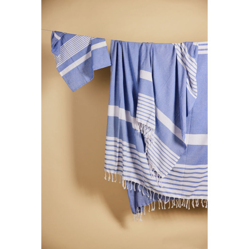 ELLA HAMAM 145X250CM, NIEBIESKI Niebieski 5018458- (2)