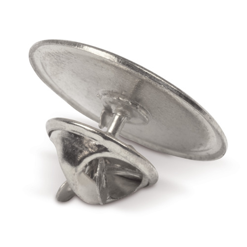 Okrągła przypinka Ø20mm Srebrny matowy LT99735-N0091 (3)