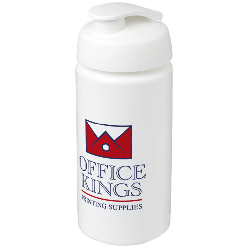 Bidon Baseline® Plus o pojemności 500 ml z wieczkiem zaciskowym i uchwytem Biały 21007201 (1)