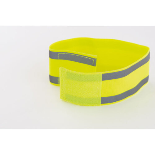 Opaska sportowa na ramię fluorescencyjny żółty MO9529-70 (1)