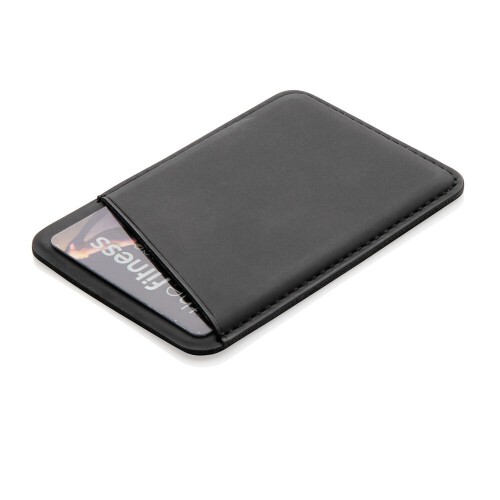Magnetyczne etui na kartę kredytową do telefonu iPhone 12 MagSafe czarny P820.751 (1)