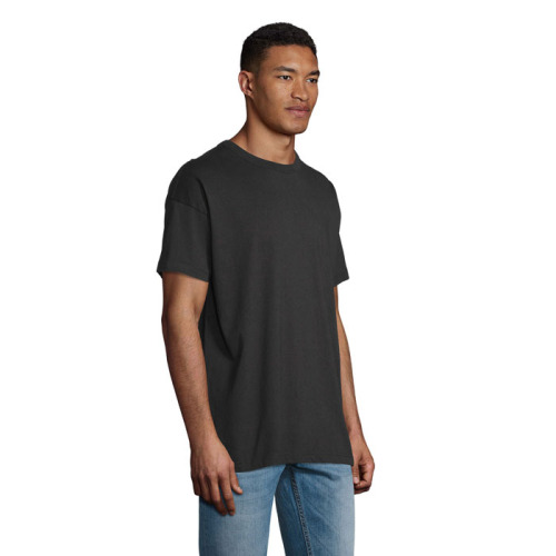 BOXY MEN T-SHIRT OVERSIZE Deep Black S03806-DB-L (2)