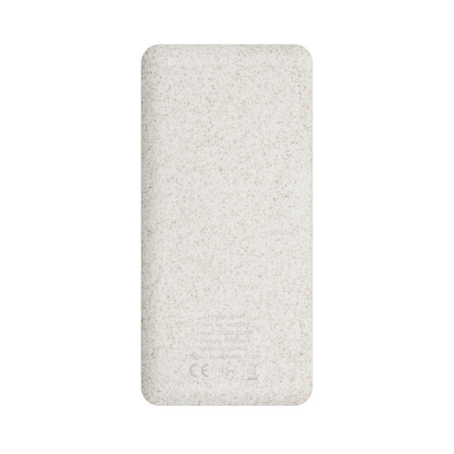 Power bank 8000 mAh ze słomy pszenicznej | Jenkins Neutralny V0725-00 (5)