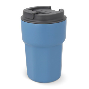 T-ceramic Kubek termiczny z pokrywką Zambezi 350ml Niebieski