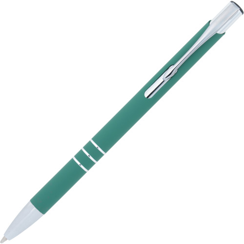 Długopis metalowy soft touch NEW JERSEY Zielony 055509 (1)