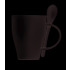 Kubek z łyżeczką, 300 ml Biały MO6255-06 (5) thumbnail