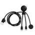 Xoopar Mr. Bio Long, wielofunkcyjny kabel do Apple i Samsung Watch,1 metr Czarny LT41031-N0002 (2) thumbnail