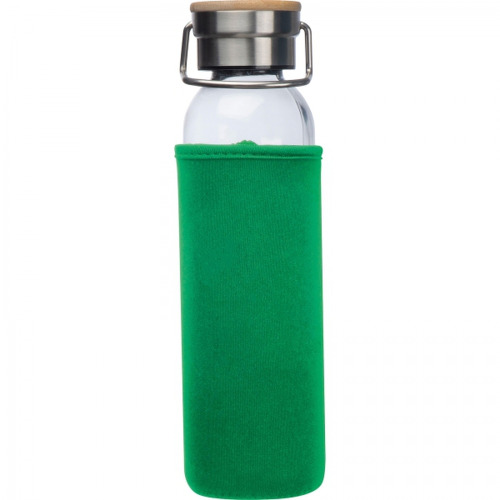 Butelka szklana z pokrowcem 600 ml RAMONA Zielony 6318109 (3)
