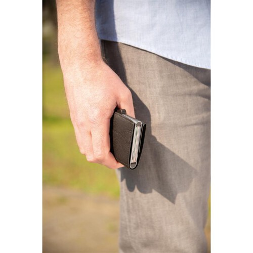 Portfel, etui na karty kredytowe C-Secure XL, ochrona RFID czarny P850.531 (9)