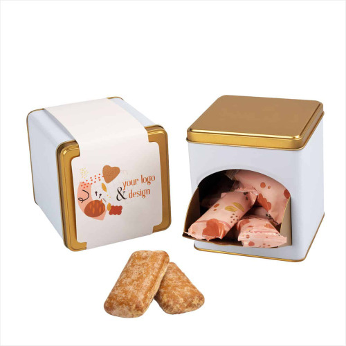 Toruńskie Pierniki - Pierniki Z Logo W Metalowej Skrzyneczce Wielokolorowy S0042T/XM 