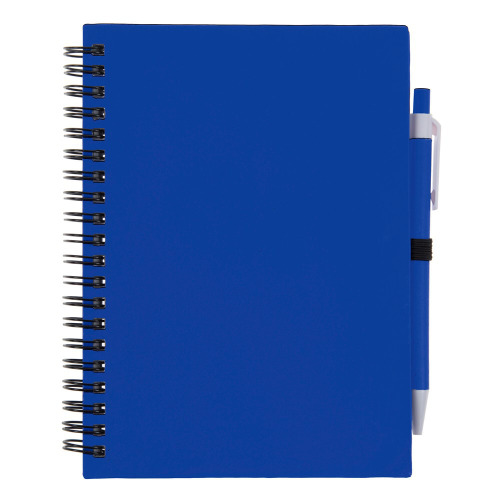 Notatnik ok. A5 z długopisem Niebieski V2795-11 (1)