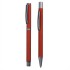 Zestaw piśmienny, długopis i pióro kulkowe czerwony V1957-05 (1) thumbnail