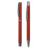 Zestaw piśmienny, długopis i pióro kulkowe czerwony V1957-05 (1) thumbnail