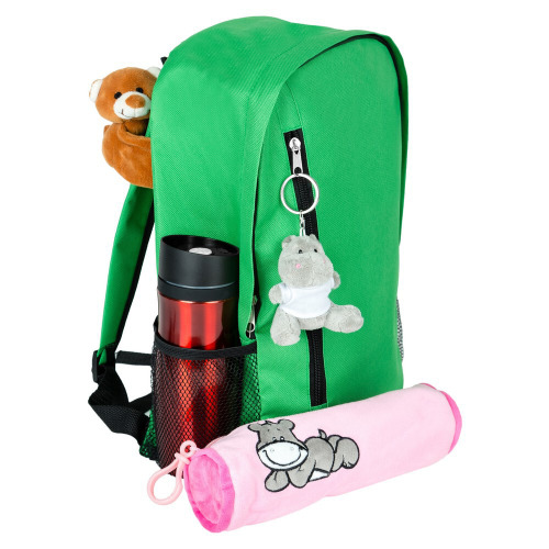 Pluszowy hipopotam, brelok | Patsy Szary HE734-19 (8)