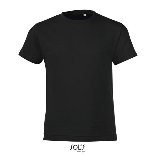 REGENT F Dziecięcy T-SHIRT Deep black S01183-DB-M 