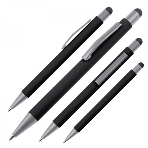 DŁUGOPIS METALOWY TOUCH PEN SALT LAKE CITY Czarny 093403 (1)
