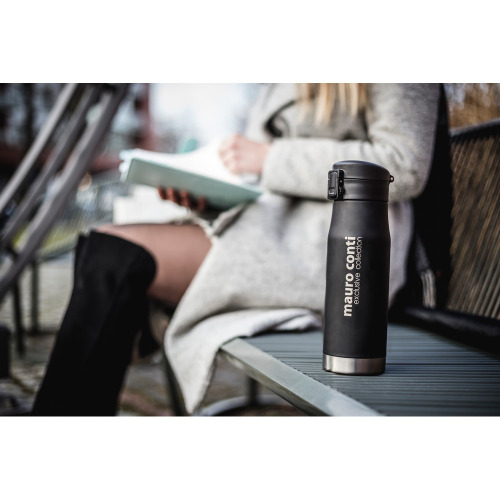 Kubek termiczny 600 ml Mauro Conti | Brian Czarny V4829-03A (1)