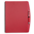 Notatnik A4 (kartki w linie)  z długopisem Czerwony V2334-05  thumbnail