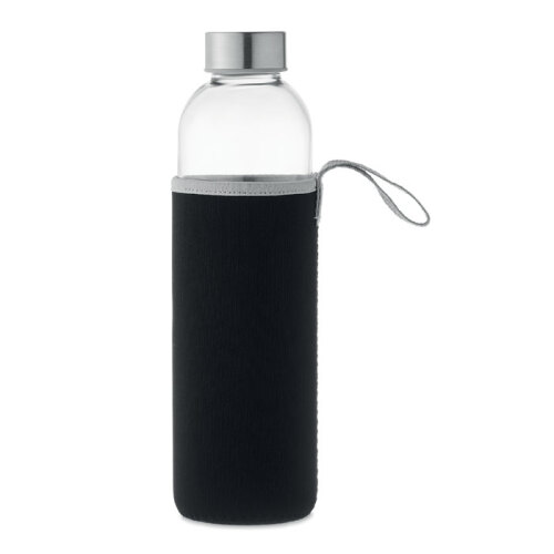 Szklana butelka w etui 750ml czarny MO6545-03 (3)